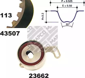 Ременный комплект MAPCO 23507