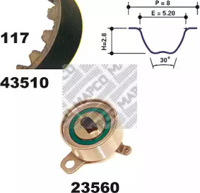 Ременный комплект MAPCO 23510