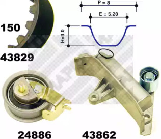 Ременный комплект MAPCO 23830