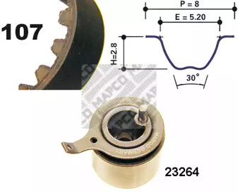 Ременный комплект MAPCO 73537