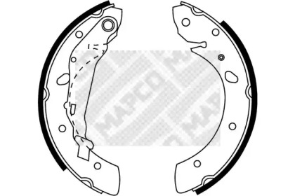 Комлект тормозных накладок MAPCO 8569