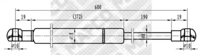 Газовая пружина MAPCO 91611