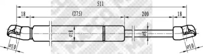 Газовая пружина MAPCO 91700