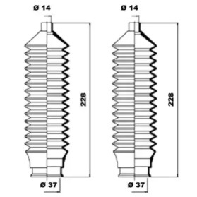 Комплект пыльника MOOG K150085