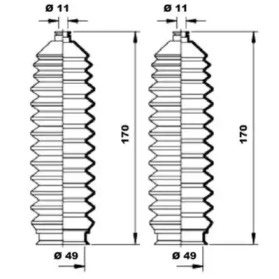 Комплект пыльника MOOG K150202