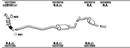 Глушитель FONOS BWH17931A