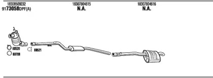 Глушитель FONOS BWH25489AB