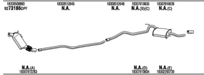 Глушитель FONOS BWK005671BB