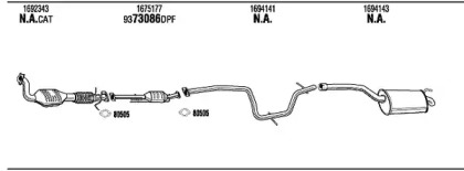 Глушитель FONOS FOK009854B