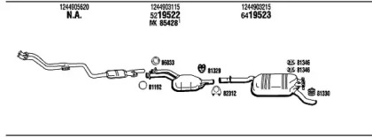 Глушитель FONOS MB20011A