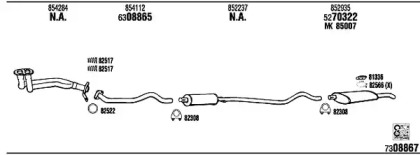 Глушитель FONOS OP40017A