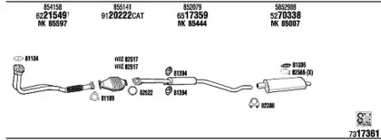 Глушитель FONOS OP45015B