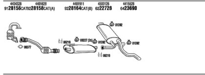 Глушитель FONOS OPK015356BA