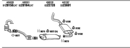 Глушитель FONOS OPK015357CB