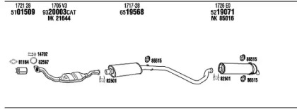 Глушитель FONOS PE30674