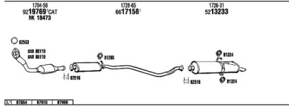 Глушитель FONOS PE40550