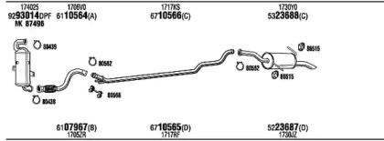 Глушитель FONOS PEK024538BA