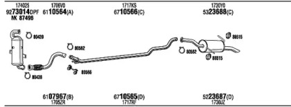 Глушитель FONOS PEK024538BB