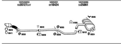 Глушитель FONOS VWH18923A