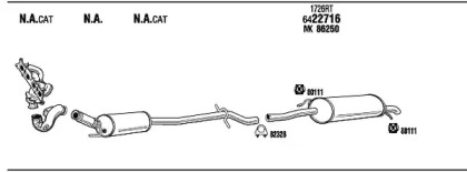 Глушитель WALKER CIT19014