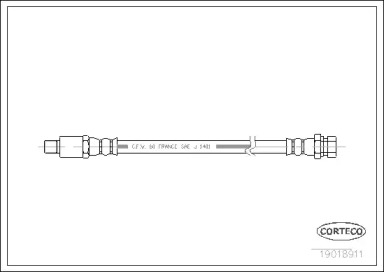 Шлангопровод CORTECO 19018911