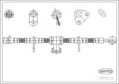 Шлангопровод CORTECO 19030532