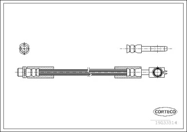 Шлангопровод CORTECO 19033514