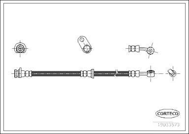 Шлангопровод CORTECO 19033573