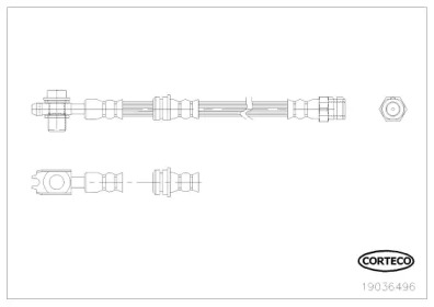 Шлангопровод CORTECO 19036496