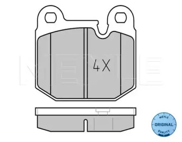 Комплект тормозных колодок MEYLE 025 205 8816