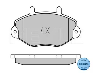 Комплект тормозных колодок MEYLE 025 214 6918