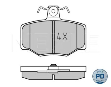Комплект тормозных колодок MEYLE 025 215 4515/PD