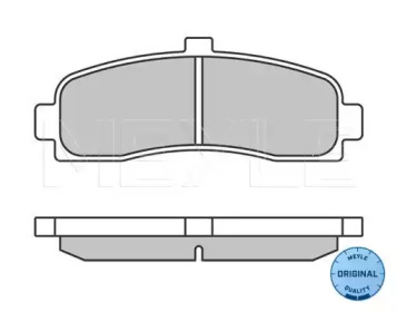 Комплект тормозных колодок MEYLE 025 216 2615