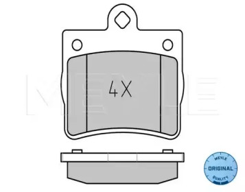Комплект тормозных колодок MEYLE 025 219 0015