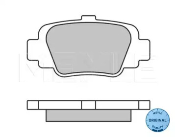Комплект тормозных колодок MEYLE 025 234 5415
