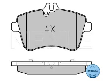 Комплект тормозных колодок MEYLE 025 238 8120