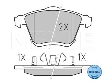 Комплект тормозных колодок MEYLE 025 240 0218/W