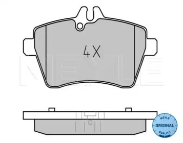Комплект тормозных колодок MEYLE 025 240 7719