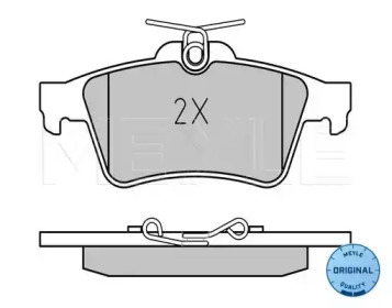Комплект тормозных колодок MEYLE 025 241 3716