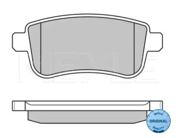 Комплект тормозных колодок MEYLE 025 248 2015