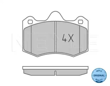 Комплект тормозных колодок MEYLE 025 249 7417