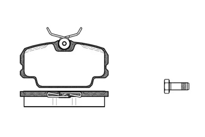 Комплект тормозных колодок ROADHOUSE 2145.00