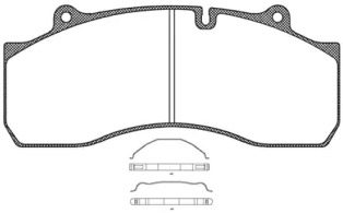 Комплект тормозных колодок ROADHOUSE JSX 21073.00
