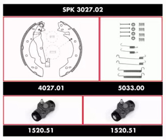 Комплект тормозов ROADHOUSE SPK 3027.02