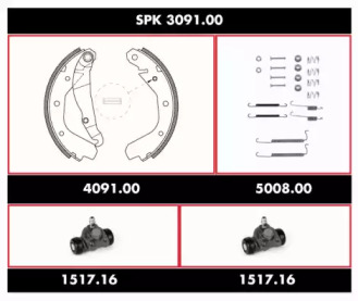 Комплект тормозов ROADHOUSE SPK 3091.00