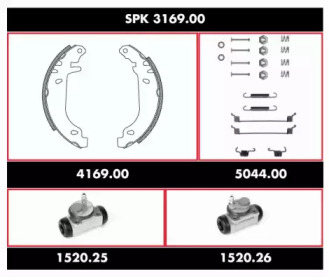 Комплект тормозов ROADHOUSE SPK 3169.00