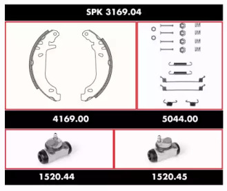 Комплект тормозов ROADHOUSE SPK 3169.04