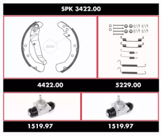 Комплект тормозов ROADHOUSE SPK 3422.00