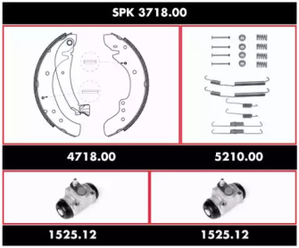 Комплект тормозов ROADHOUSE SPK 3718.00