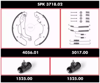 Комплект тормозов ROADHOUSE SPK 3718.02